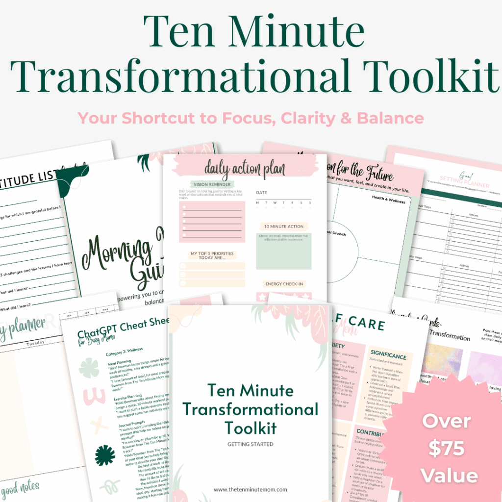 Ten Minute Transformational Toolkit