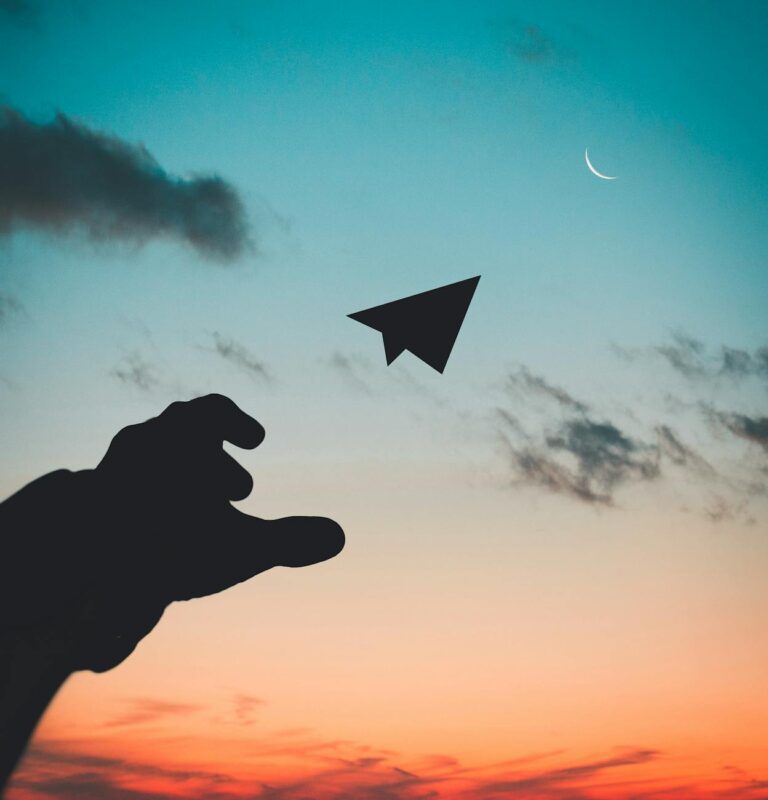 silhouette photo of man throw paper plane life lessons